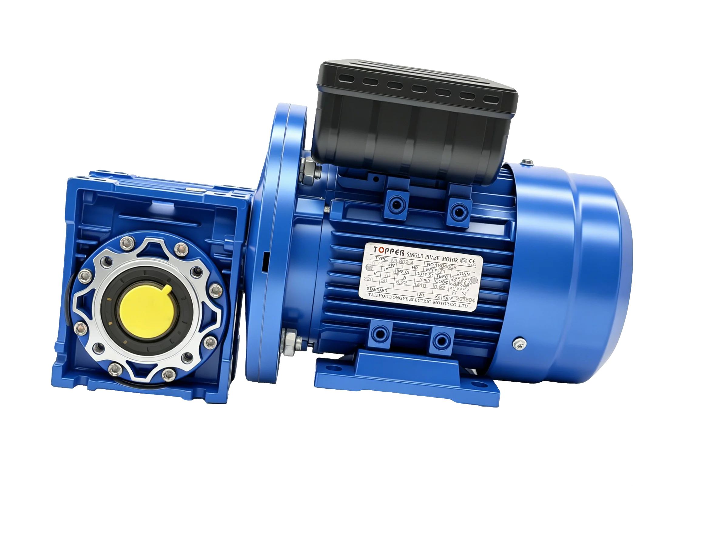 High Quality Motor With Worm Reducer Newest Nmrv40 Gearbox with Electric Motor Hot-Sale Worm Gear Motor for Printing Machine