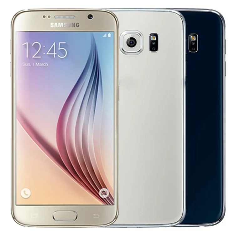 For Samsung Galaxy S6 G920f Refurbished Phone 5.1 Octa Core 3gb Ram 32gb Rom 16mp Unloked 4g Lte Smart Phone 1pcs - Buy For Galaxy S6 G920f,Used Phone,For Refurbished Phone