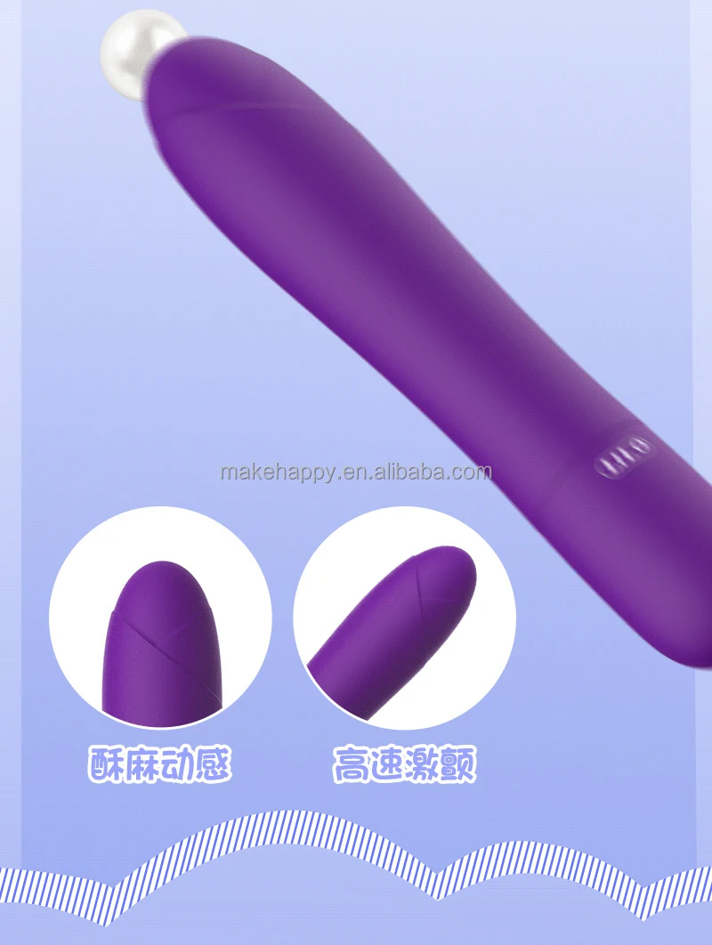 Compact portable bullet vibrator design