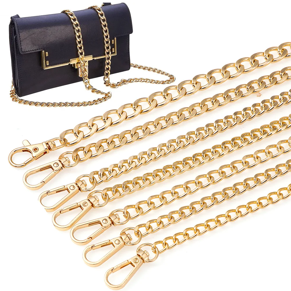 High Quality Custom Rose Gold DIY Bag Accessories Purse Shoulder Strap Metal Chains for Handbag