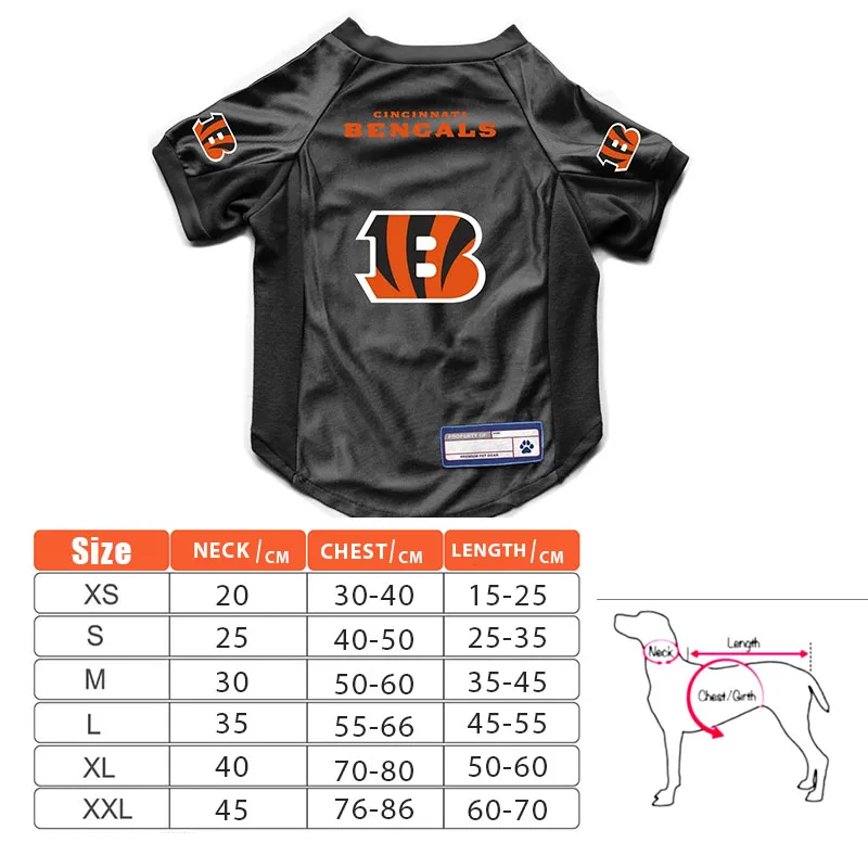 Custom Pet Jerseys In Various Sizes Pet Clothes Puppy Sportswear