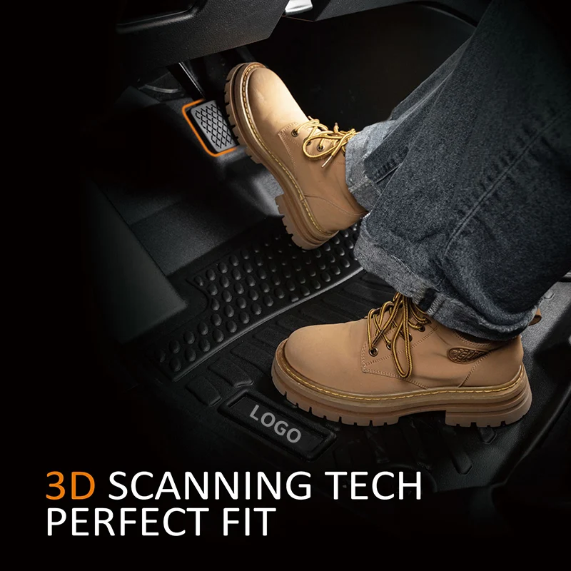 Аксессуары для интерьера автомобиля 3D TPE автомобильные коврики всепогодные 5D багажника ковры Prado 120 грузовой лайнер коврик ног