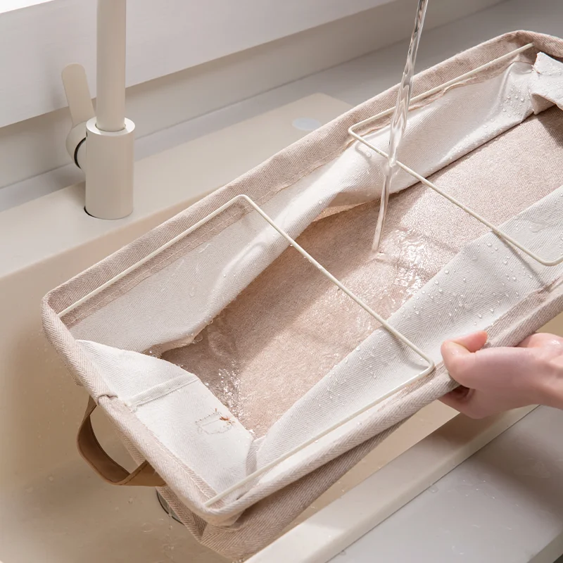 High Quality Eco-friendly Rectangle Shaped Cloth Organizer Box Lid 35L Capacity Modern Style Custom Color Custom Size Storage details