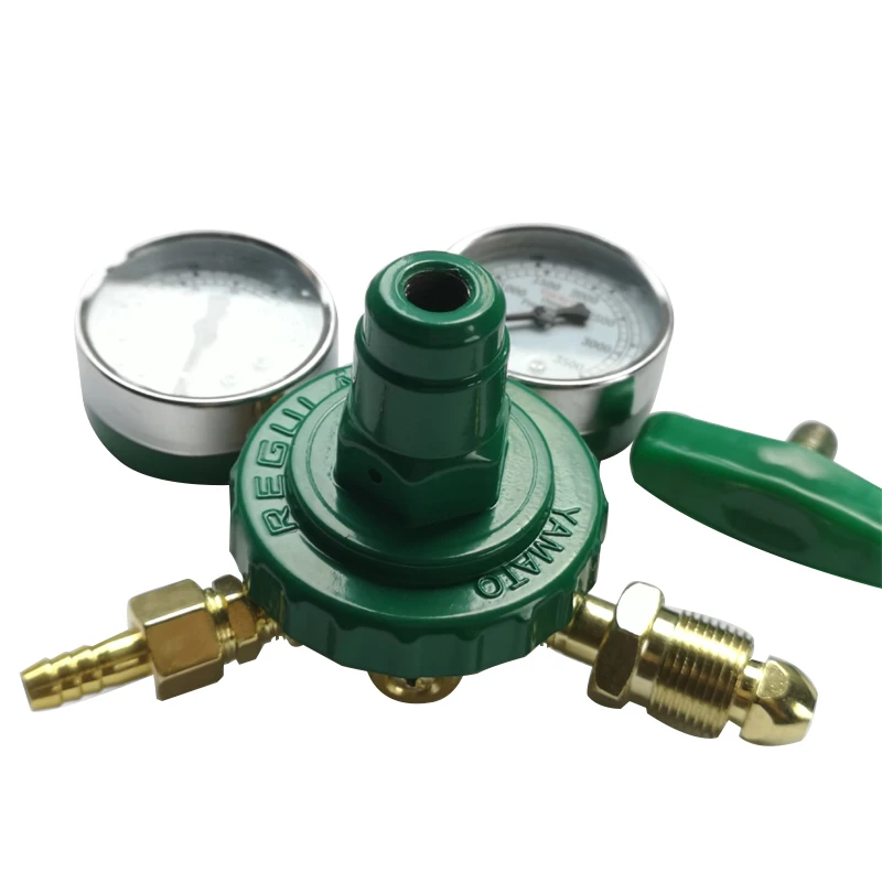 Ningbo Made Oxygen Regulator With Flow Meter Oxygen Pressure Regulator With Gauge for Welded Parts