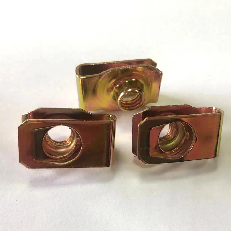 Din34818 Din 34818 M6 Spring Slice Nuts Speed U Clip Spring Nut Sheet