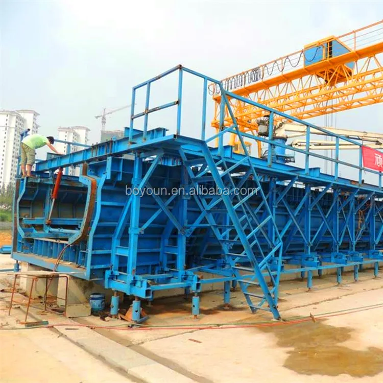 U Beam Formwork for LRT Railway Project Precast Concrete U- Beam Girder Steel Mould
