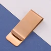 Rose gold brushed wallet clip