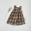 Plaid kaki