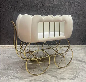 Metal Comfortable Snoo Baby Moses Basket Luxury Bedside Crib Bed Baby Bassinets For Babies