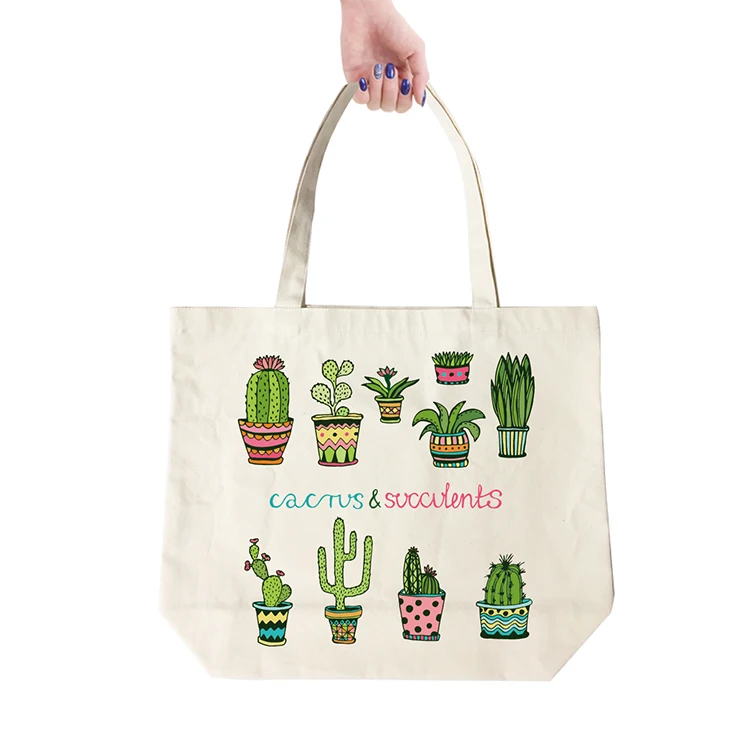 Wholesale Custom Design Recycle Grocery Organic Canvas Cotton Reusable ...