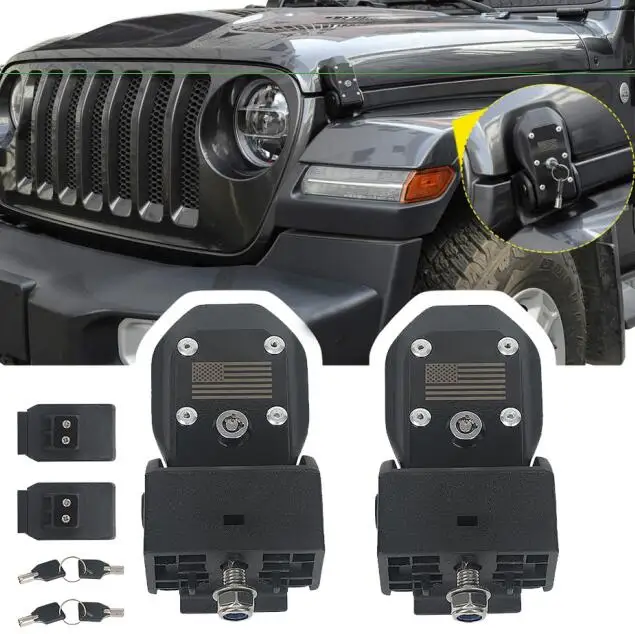 Offroad Auto Car Jl Accessories Locking Hood Lock Catch Latches Kit  Anti-theft Buckle Pins Catch With Key For Jeep Wrangler Jl - Buy Offroad  Auto Car Jl Accessories Locking Hood Lock Catch