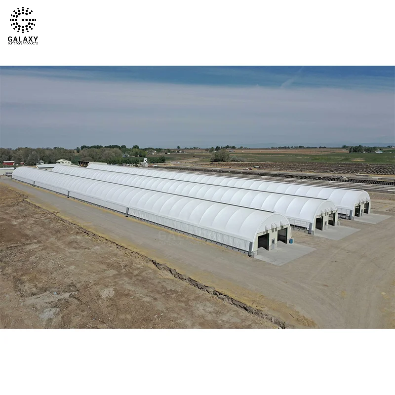 Temporary Construction Tents Tarp Covered Buildings Garage Storage  Container Roof for Sale Tent Structure Building