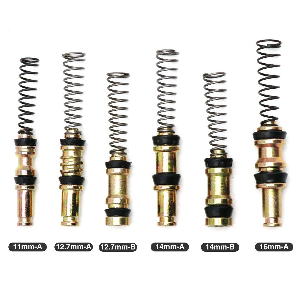 Guarnizioni Pistone Molla Kit Riparazione Pompa Freno Frizione Moto - Per Cilindro Principale 12.7mm, Con Pistone, Guarnizioni, Molla Kit Pistone E Molla - 6