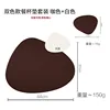 White and brown coaster set