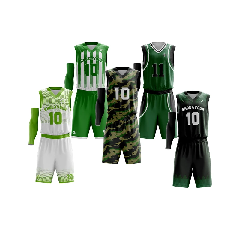 OEM Customize Basketball Uniform Sublimation Full Set Basketball
