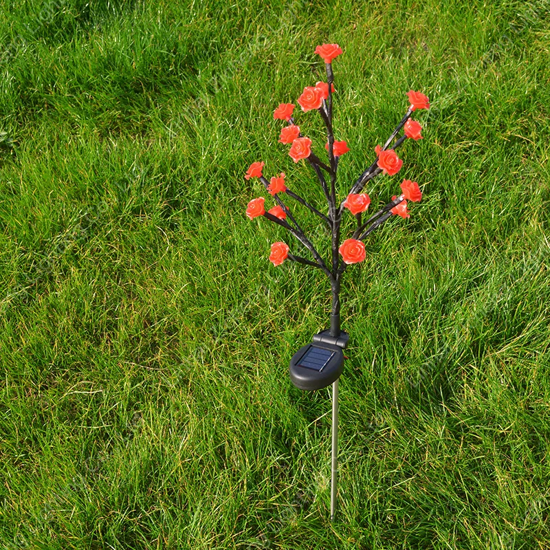Cherry Blossom Tree Solar LED Light New Outdoor Landscape Home Decorative Garden