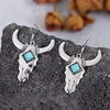 EA0076 ancient silver earrings
