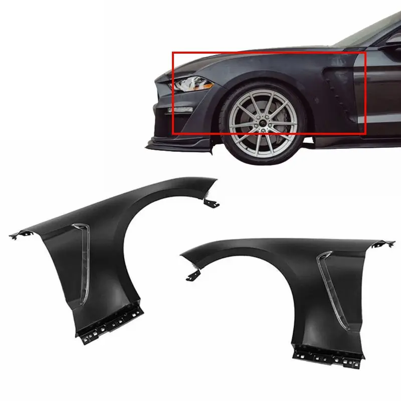 upgrade Auto parts OEM replacement left right GT350 style front fender for ford mustang GT 2018-2023