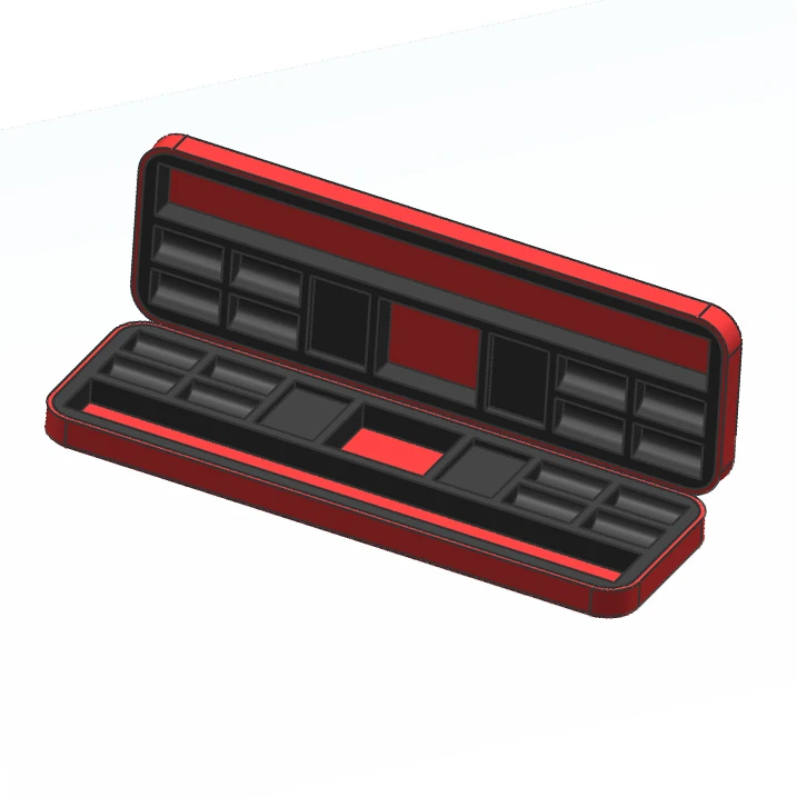 Пользовательские казино хранения EVA Глины Покер Чипсы набор кейс лоток