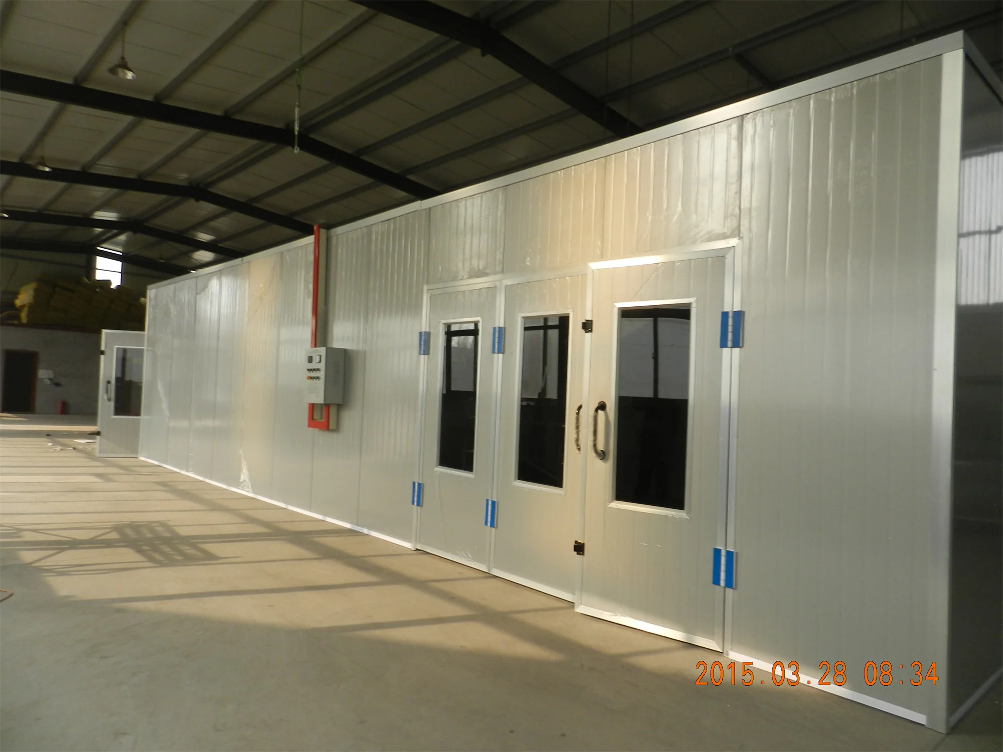 LX-100 CE certificated water full type wooden door painting camera drying baking room furniture spray paint booth