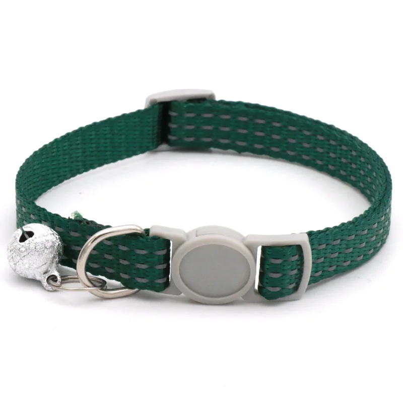 Personalized Customized Reflective Pet Collar Nylon Cat Collar Safe