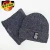 Gray hat neck warmer
