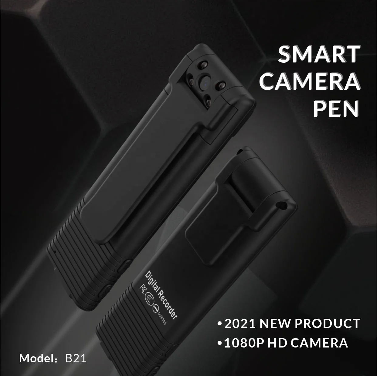 Portable 180 Degree Rotation Lens HD 1080P Body Worn Video Cameras Mini Camera Video Recorder