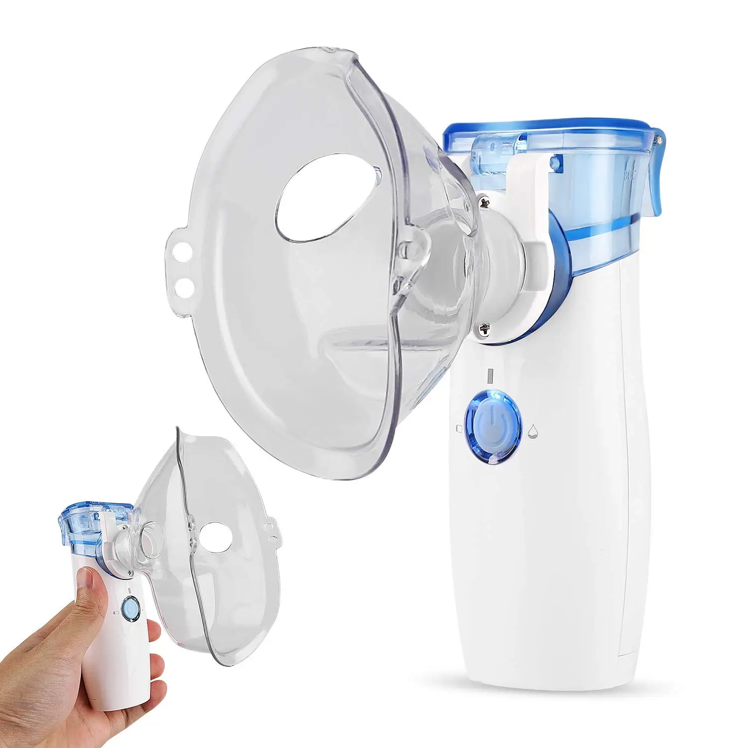 Mini Inhaler Portable Handheld Nebulizer Machine Ultrasonic Mesh Nebulizer for Children Asthma Medical Nebulizer Kit