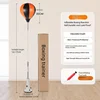 Orange Black Adult Inflatable Adjustable Height Boxing Ball