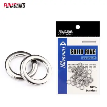 Cheery Stainless Steel Swivel Fishing Ring for Lure Fishing Saltwater Ocean Use Durable Solid Ring for Marlin & Bass – Accessorie – view 2