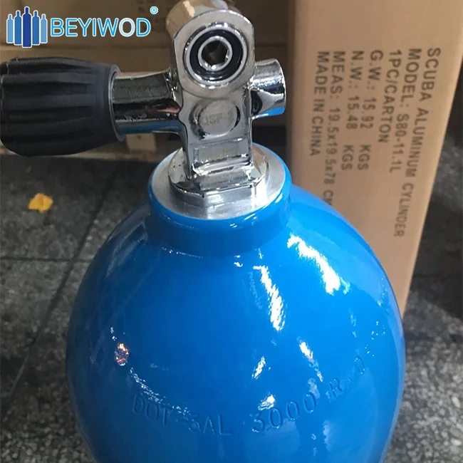 Оборудование для дайвинга, 3000psi, 9L, 11L, алюминиевый резервуар для дайвинга, бутылка для дайвинга с клапаном