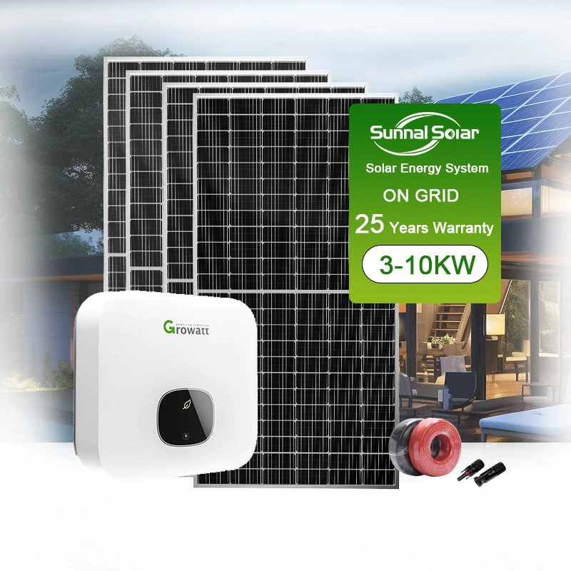 3Kw 3000W 5Kv On Grid Inverter Solar Energy System Full Set Industrial ...