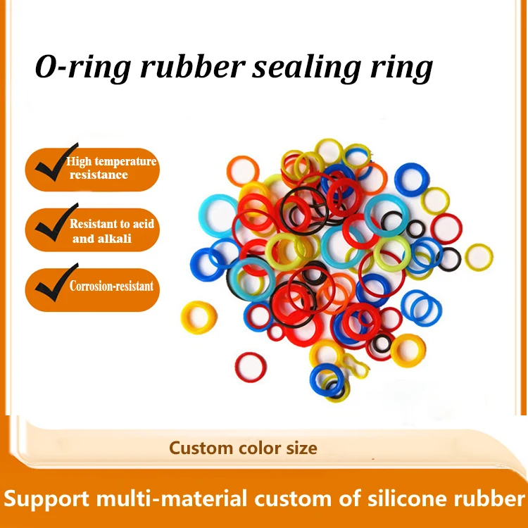 product high precision custom size o rings low price oem heat resisting rubber seal nbr fkm fpm epdm silicon o ring cutting processing-1