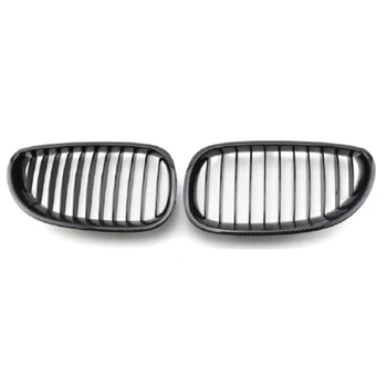 5 series E60 carbon fiber look single line kidney front grille single slat E60 front grille for BMW