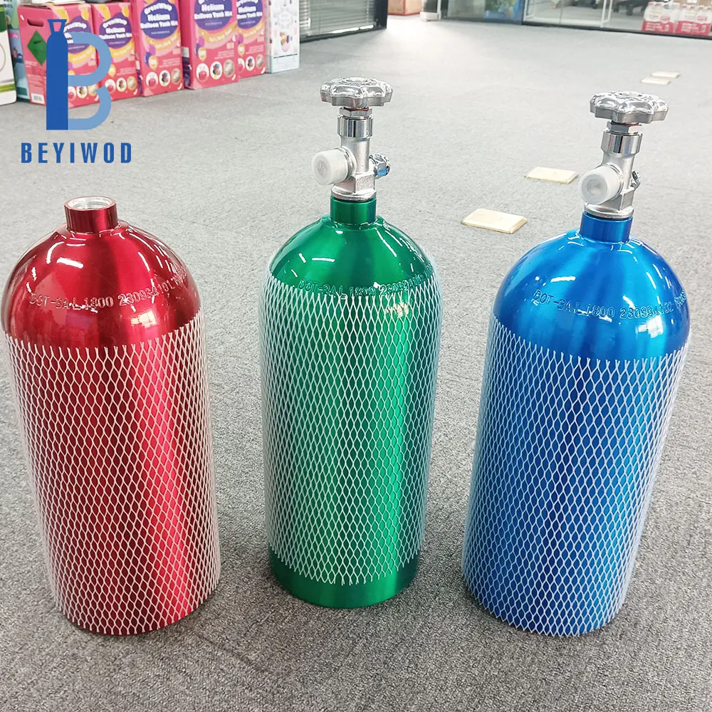 product cga660 valve racing cylinder tank   dot3al high pressure aluminum 25 20lb for co2 gas-6