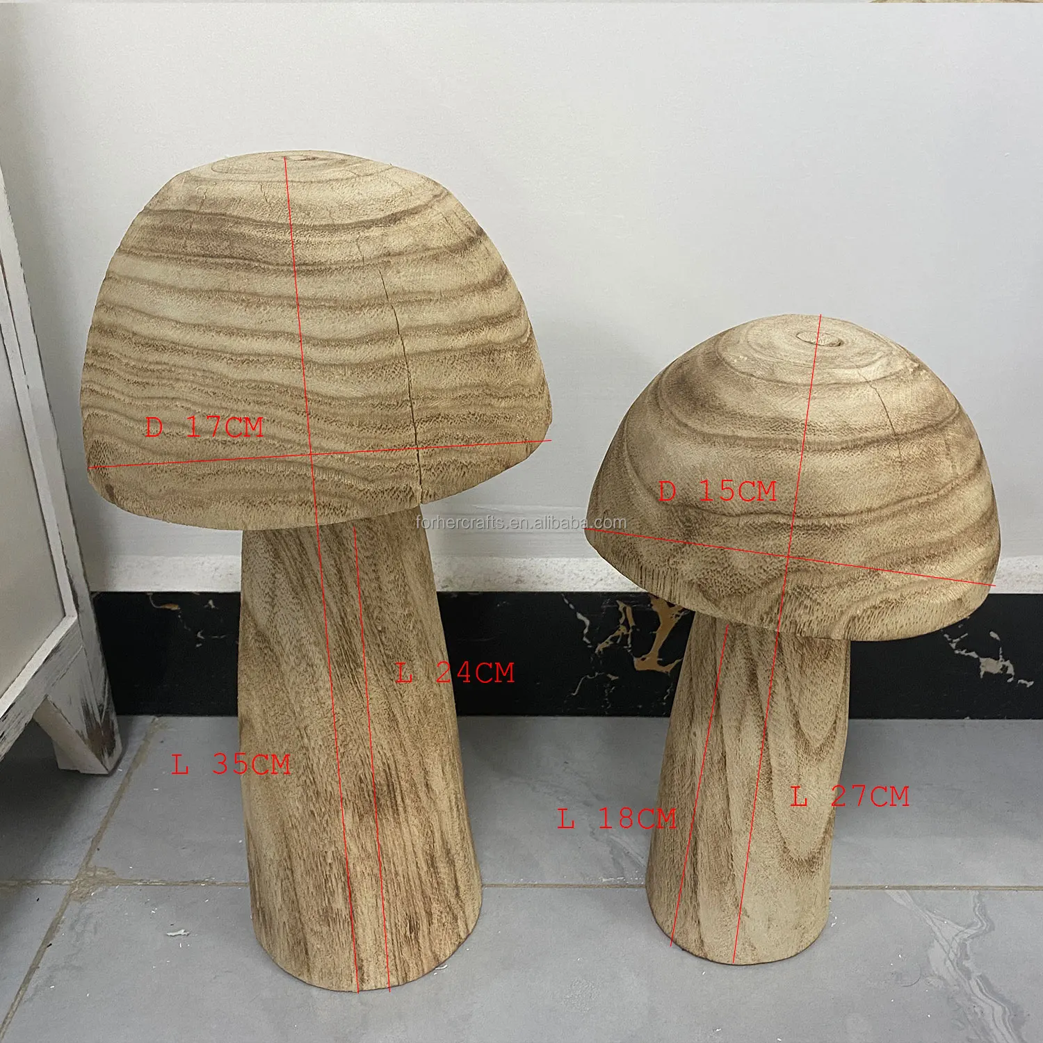 Thick Wooden Mushroom Garden Ornaments Large Wooden Decorative Garden Mushrooms Buy Unique