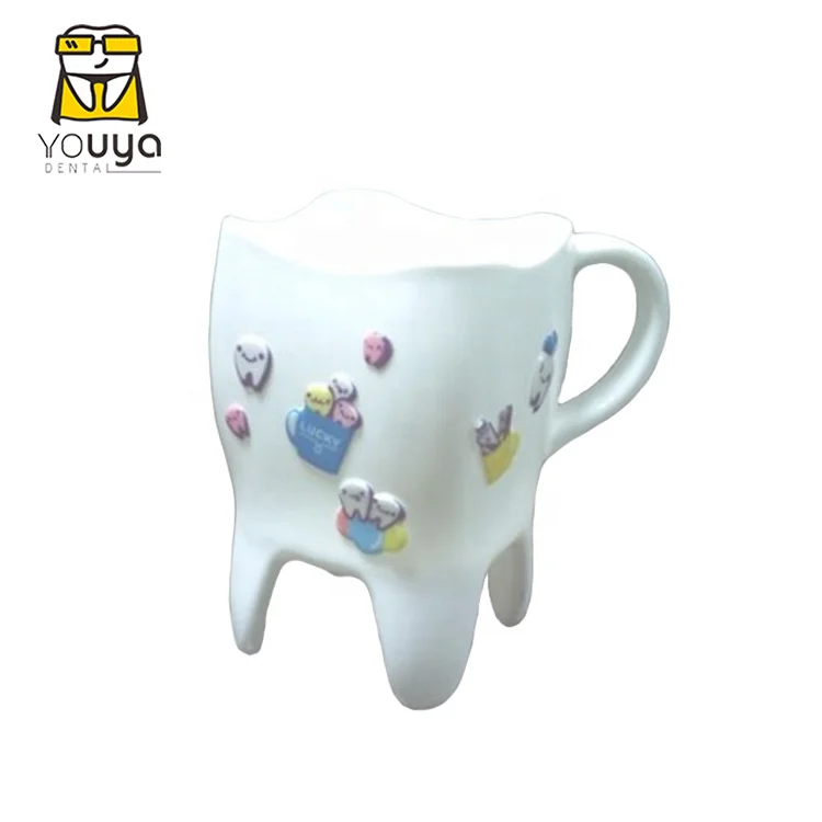 
2021 рекламная пластиковая кружка в форме зуба Molar, Пластиковая Кружка в форме зуба 