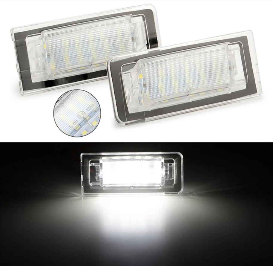 Luci Targa Full LED Per MERCEDES G W463 Placchette CANbus Luce BIANCO - Foto 9