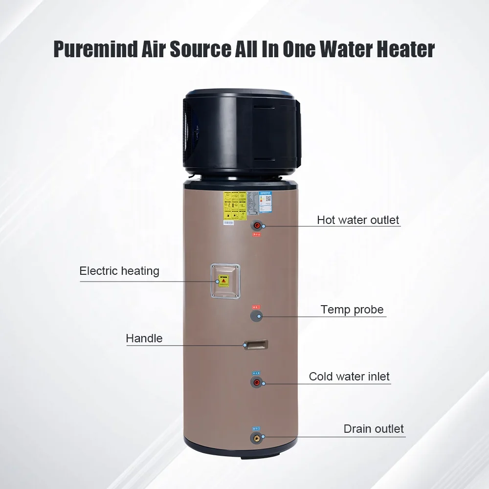 Gree All in One Heat Pump Water Heater 200L Water Tank Supply Hot Water