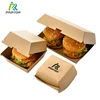 Caja tipo concha para hamburguesa