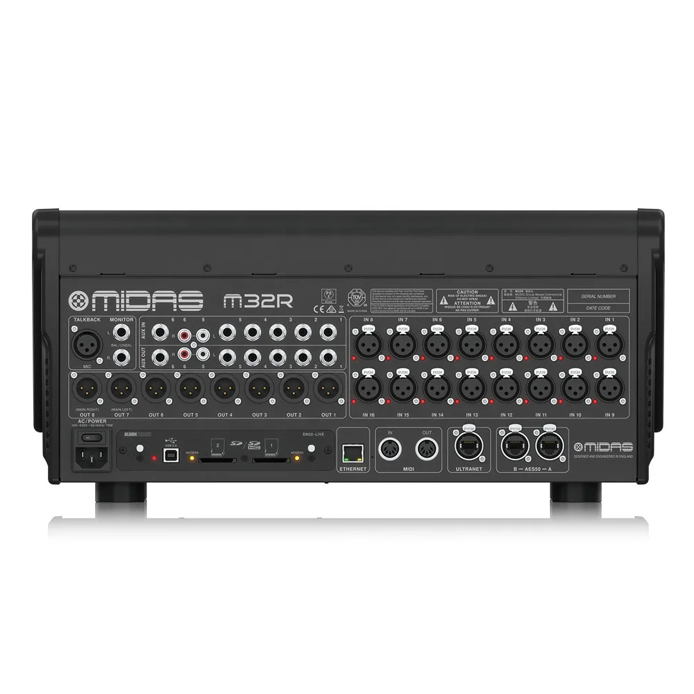 Midas M32R Live 40-Channel Digital Mixer With 16 Midas Preamps 25 Mix Buses Stage Performance Digital Console