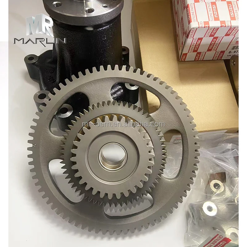 Original Idle Gear 4HK1T 8-97600586-1 for Excavator ZX200-5A Construction Machinery