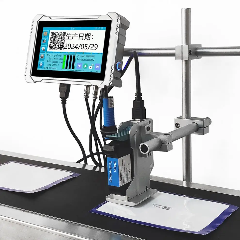 Logo Anywhere Portable Handheld Expiry Date Code Inkjet Printer Selpic 1 Printer Print WIFI Provided Flatbed Printer EVEBOT