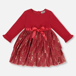 Autumn and Winter Girls' Casual Long Sleeve Lace Sequin Dress ODM Summer Dress for Children 6-14 Years