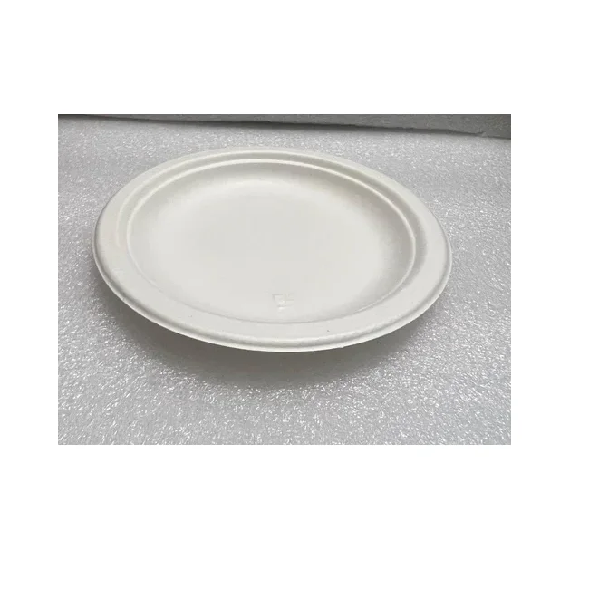 Recycle Biodegradable Bamboo Pulp Paper Mache Plate&Bowl Food Container Box Microwave Ovenable Office Paper Trays From India