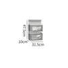 Estilo simple-2 capas-gris + gancho gratis