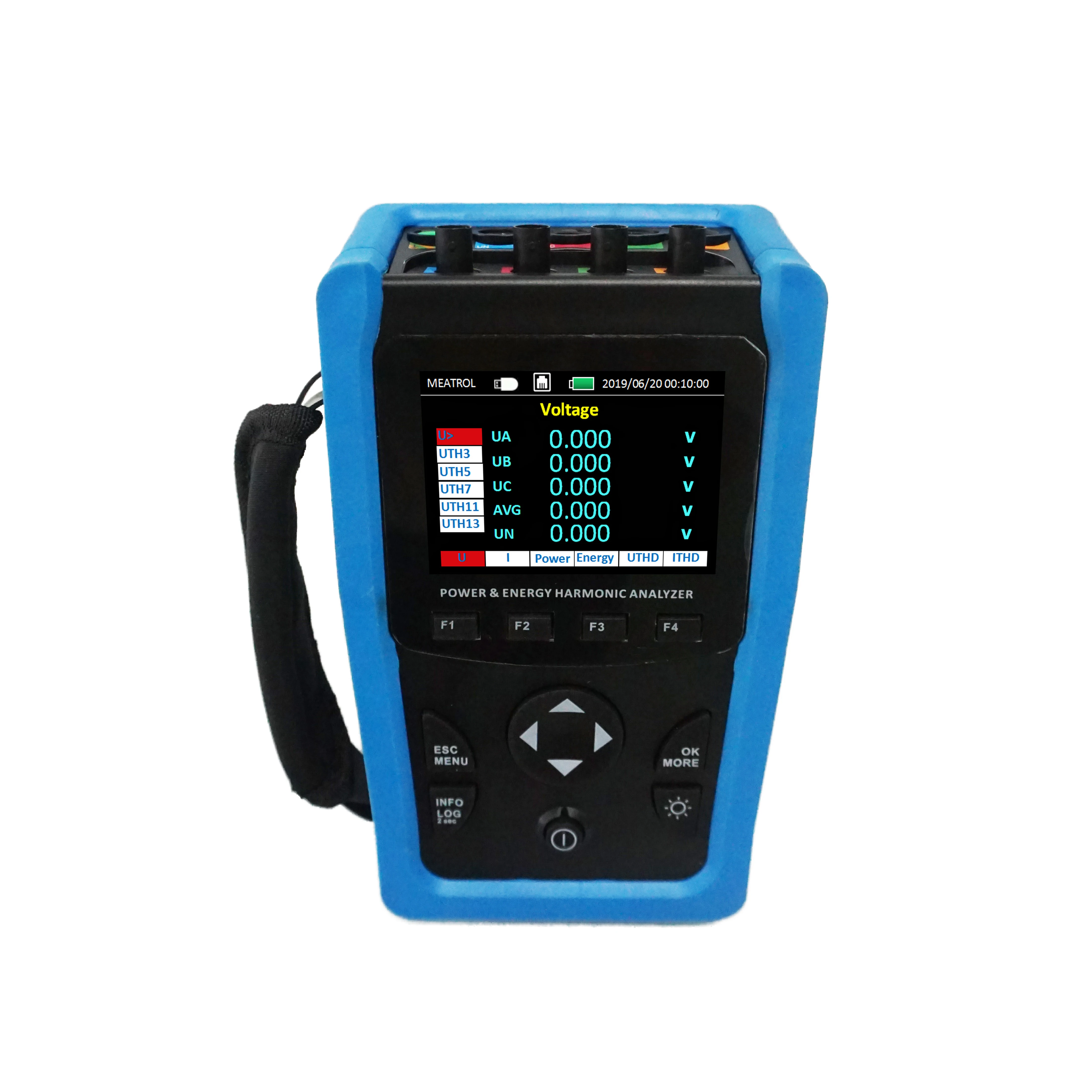 ME440 Handheld Data Logger Three Phase Power Meter Measurement Analysis Instruments Solar Power Analyzer