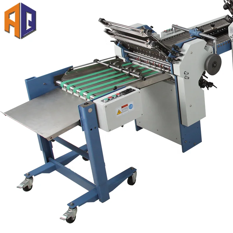 Automatic Paper Folding Machine Size Big Size Folder Buckles Combined Paper Folder Folding