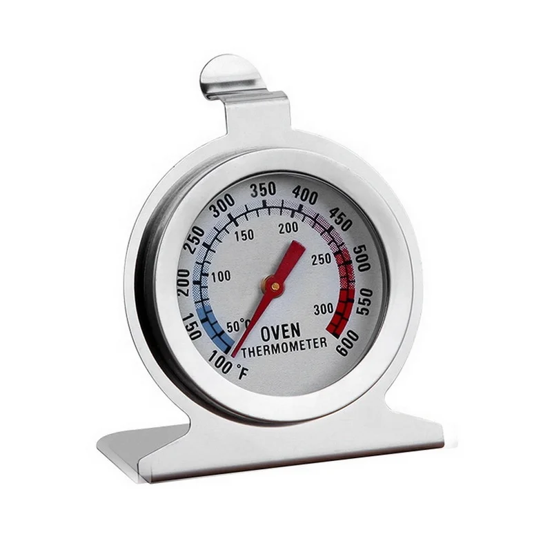 Stainless Steel Bimetal Thermometer Outdoor Grill Temperature Tester  Cooking Oven Thermometer 700 ℃ Portable Pizza BBQ Tools