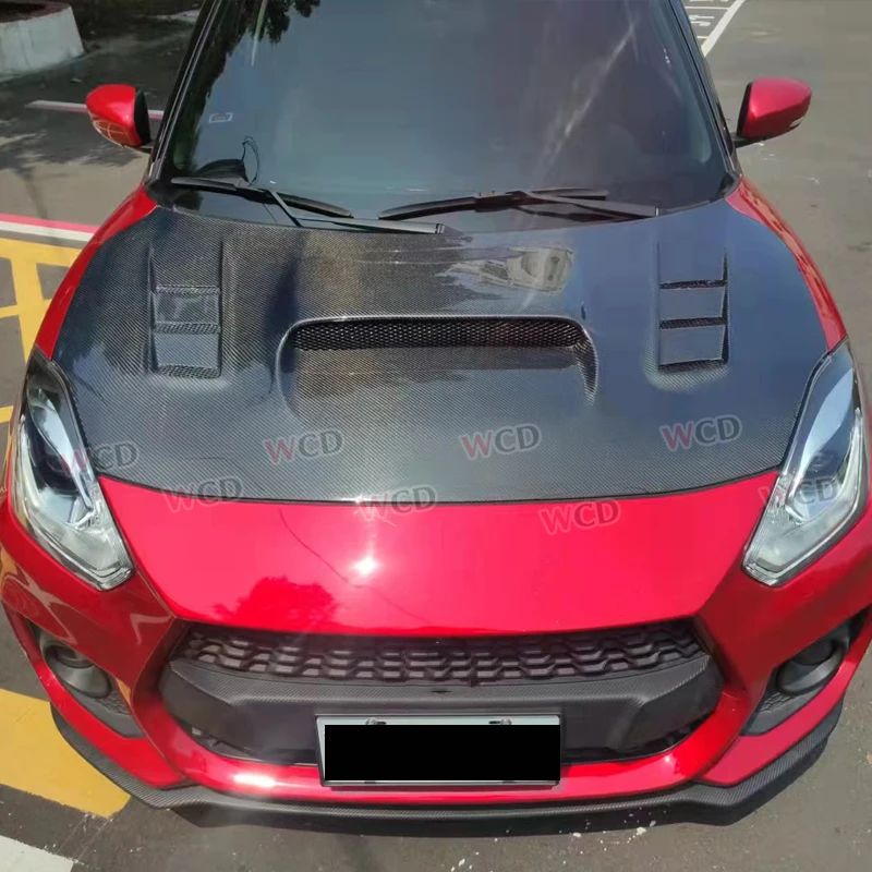 スズキ　スイフトスポーツ　 カーボン　ファイバー　 ボンネット　　ZC33S スズキ スイフトスポーツ ZC33S 用 カーボンファイバー製フードボンネット
